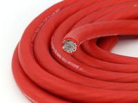 KnuKonceptz Kolossus Flex Kable 4 Gauge Power Wire Red OFC (Sold in 5 Foot increments)