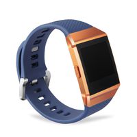 GinCoband Fitbit Ionic Bands Replacement Accessories for Fitbit Ionic Smart Watch 10 Color Small Large Women No Tracker (1-Pack Navy Blue, Large)
