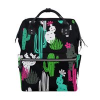 Diaper Bags Backpacks Mummy Backpack with Cactus Plants Travel Laptop Daypack