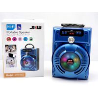 Handle Bar LED Light Portable Bluetooth Speaker JHW802 (Blue)