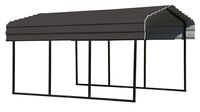 Arrow 10 x 20 x 7-Foot Heavy Duty Galvanized Steel Metal Multi-Use Shelter, Shade, Carport, 10' x 20' x 7'