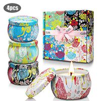 dissylove Aromatherapy Wax Set - 4.4OZ Scented Candle Gift Set Lavender Gardenia Smokeless Candle Set Aromatherapy Candle Set Natural Plant Soy Wax for Aromatherapy Stress Relief for Women Travel