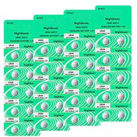 40 pcs Pack - LR44 AG13 357 SR44 A76 303 Battery 1.5V Button Coin Cell Batteries (40 Battery Count)