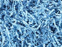 Crinkle Cut Gift Shred Filler - 10 LB - Light Blue