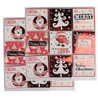 JAM PAPER Handmade to/from Christmas Gift Tag Stickers - Santa Assorted - 18 Labels/Pack