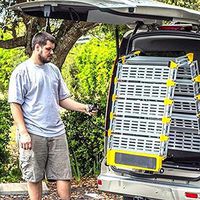 Roll-A-Ramp 7' x 30" Powered Auto Fold Full-Size Van Ramp, 1000 lbs. Capacity (with Pendant Cord)