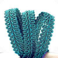 Turquoise Gimp Braid Trim 3/8" X 10 Yards