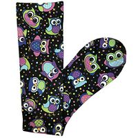 Prestige Medical Soft Comfort Compression Socks, Party Owls Black, 2 Count
