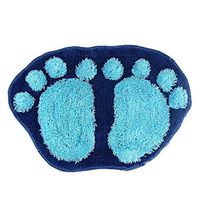 Airblasters Big Feet Rug Doormat The Bathroom Floor Mat Bedroom Rugs Blue