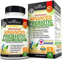 Prebiotics for Advanced Gut Health - Immune System Booster & Dietary Fiber - Fuels Good Bacteria Growth to Promote Digestive Health, Gas Relief & Digestion - Probiotics Support for Men & Women