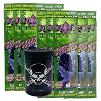 Herb Airtight Container Fresh Kettle with Juicy Jay's Grapes Gone Wild Hemp Wraps 10 Count DC Crafts Nation- Jolly Roger