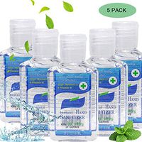 5 Pack Travel Size Hand Sanitizer Gel, No Rinse Foam Hand Soap Gel