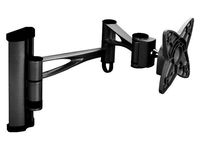 Black Full-Motion Tilt/Swivel/Rotation Wall Mount Bracket for Asus VS278Q-P 27" inch LED Monitor - Articulating/Tilting/Swiveling