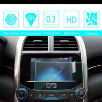 For 2011-2014 2015 2016 2017 Chevrolet Malibu 7-Inch 152x91mm Car Navigation Screen Protector HD Clarity 9H Tempered Glass Anti-Scratch, In-Dash Media Touch Screen GPS Display Protective Film