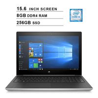 2019 Newest HP ProBook 450 G5 15.6 Inch HD Laptop (Inter Core i5-7200U up to 3.1GHz, 8GB DDR4 RAM, 256GB SSD, Intel UHD Graphics 620, WiFi, Bluetooth, HD Webcam, Windows 10 Pro)