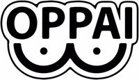 Oppai Anime - One Punch Man - Vinyl - 5" (Color: Black) Decal Laptop Tablet Skateboard car Windows Stickers