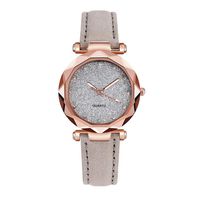 AMOUSTORE Women's Watches Rhinestone Quartz Watch PU Leather Strap Wristwatch (Gray)