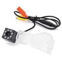 aSATAH 8 LED Car Rear View Camera for Ford Edge/Ford Edge Sport/Ford Edge Limited 2011~2014 & HD CCD Night Vision Waterproof and Shockproof Reversing Backup Camera (8 LED)