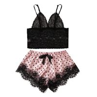 KANGMOON Satin Silk Pajamas Bow Nightdress Lingerie Women Underwear Sleepwear Satin