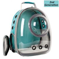Cat Carrier Backpack, Space Capsule Bubble Pet Carrier Backpack for Small Kitten, Transparent Waterproof Cat Hiking Travelling Backpack, Airline Approved