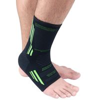 SUHAPPY 1pc Ankle Support Braces Anti-Slip Compression Foot Protective Sleeve Sports