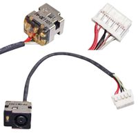 New Ac Dc-in Power Jack w/Cable Harness Connector Socket for HP Pavilion DV6-2044CA DV6-2090EG DV6-2066DX DV6-2070EO DV6-2150US DV6-2151EE