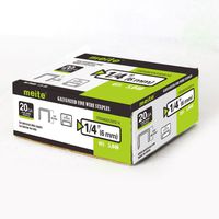 meite 20 Gauge 50 Series 1/2-Inch Crown 1/4-inch Leg Length Upholstery Staples 5000 PCS Per Box (1)