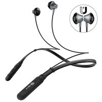 [2018 Upgraded Stereo] Bluetooth Headphones Neckband, DPRUI V4.2 Wireless Sports Headset Noise Canceling IPX7 Waterproof for Running/Gym with Mic (Black)