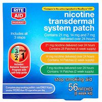 Rite Aid Nicotine Patch Kit - 56 Count | Nicotine Patches | All 3 Steps