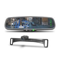iMirror JM-1 Car Rear View Mirror Monitor with GPS Navigation, IGO Map, Bluetooth Handsfree and Backup Camera Display Touch Screen