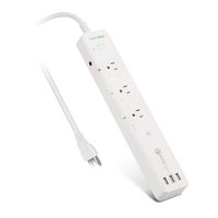 VOCOlinc Smart Power Strip Multi Outlet, Surge Protector, Energy Monitoring, USB Fast Charging (QC3.0), Timers, Works with HomeKit, Alexa and Google Assistant, No Hub Required, 2.4GHz Wi-Fi, PM2