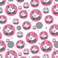 GRAPHICS & MORE Cute Unicorn Bunny Rabbit with Rainbow Flowers Premium Gift Wrap Wrapping Paper Roll