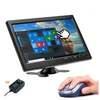 Car Backup Camera Monitor 10.1" LCD Color Car Rear View Monitor HD 1024x600 Screen Built in Speaker Support VGA/AVI/BNC/HDMI Parking Monitor/Receiver Monitor for Car Rearview Backup Cameras