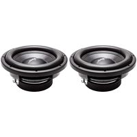 (2) Skar Audio VD-10 D4 10" 800W Max Power Dual 4 Ohm Shallow Mount Subwoofers, Pair of 2