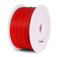 BuMat ABSLR-E Elite ABS Filament 1.75mm 1kg 2.2lb Printing Material Supply Spool for 3D Printer, Luminous Red