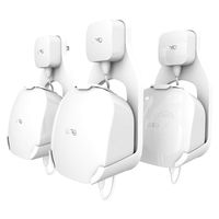 Wall Mount Holder for eero mesh WiFi System, The Simplest Wall Mount Holder Stand Bracket for eero mesh WiFi System Router No Messy Screws! (White(3 Pack))