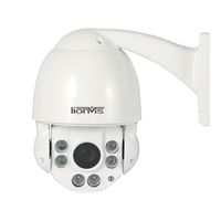 2MP 10x Optical Zoom Mini PTZ Outdoor IP Camera,Lionvis 1080P Speed Dome Camera with IP67 Waterproof Day Night Vision IR Network Security Camera