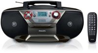 Philips AZ5741 DVD Soundmachine - Boombox with Region Free DVD Player, CD, FM Stereo, MP3/WMA Music, (S)VCD, Picture CD and USB Direct (110V-240V)