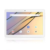 Android Tablet 10 Inch, 5G WiFi Tablet, 16 GB Storage, GMS Certified, Android 8.1 Go, Dual Camera, Bluetooth, GPS, OTG - Silver