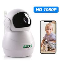 Wireless IP Camera 1080P,Nanny Cam,360 Degree Smart WIFI Camera Pan/Tilt/Zoom with Cloud Service,3D Image Touch Navigation,Panoramic View Night Vision,Two-Way Audio,Motion Detection for Elder,Baby,Pet