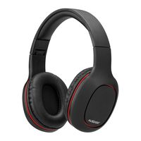 AUSDOM BlUETOOTH HEADSET M09, Support TF card broadcast, Built-in microphone. Apply to games, office, etc.(Black)
