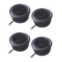 4) New Power Acoustik NB-2 400W 1" Car 3 Way Mount Audio Dome Super Tweeters