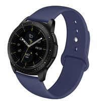 NAHAI Band Compatible with Samsung Galaxy Watch 42mm, Galaxy Watch Active, Gear Sport, 20mm Soft Silicone Replacement Strap Resistant Sport Wristbands for Women Men, Small, Ocean Blue