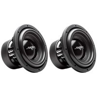 (2) Skar Audio EVL-10 D2 10" 2000 Watt Max Power Dual 2 Ohm Car Subwoofers, Pair of 2