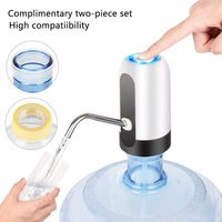 Water Dispenser 5 gallon, for 48mm Screw or 55mm Crown Tops Water Bottle Pump. for Home, Office, Touring Car，The Game on Hot Days, Travel Vacation and Outdoor Camping or to a Festival.White