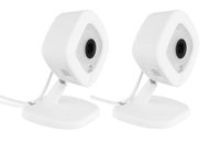 Colorful Silicone Skins for Arlo Q Security Camera; Camouflage and Accessorize Your Arlo Q & Arlo Q Plus Camera in Your Favorite Colors - by Wasserstein (2 Pack, White)