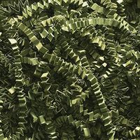 Aviditi CP10S Crinkle Cut Paper, 10 lbs per Case, Olive