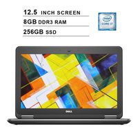 2019 Premium Dell Latitude E7250 Ultrabook 12.5 Inch Business Laptop (Intel Dual Core i7-5600U up to 3.2GHz, 8GB DDR3 RAM, 256GB SSD, Intel HD 5500, WiFi, HDMI, Windows 10 Pro) (Renewed)