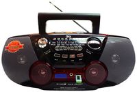 QFX J-70RD AM/FM/SW 1-2 World Receiver - Red