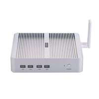 Fanless Mini PC,Mini Computer,Windows 10 Pro/Linux Ubuntu,Support Proxmox,Vmware,ESXI,Intel Quad Core I5 8250U,(Silver),[HUNSN BM07],[WiFi/1VGA/1HDMI/4USB3.0/4USB2.0/1LAN](32G RAM/512G SSD/1TB HDD)